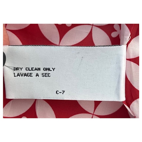 Sz L-tulle brand red swing style coat with front pockets (see description) - Picture 7 of 8